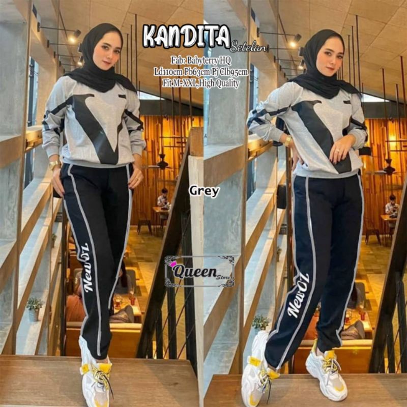 KANDITA SETELAN CELANA / SET WANITA BY QUEEN
