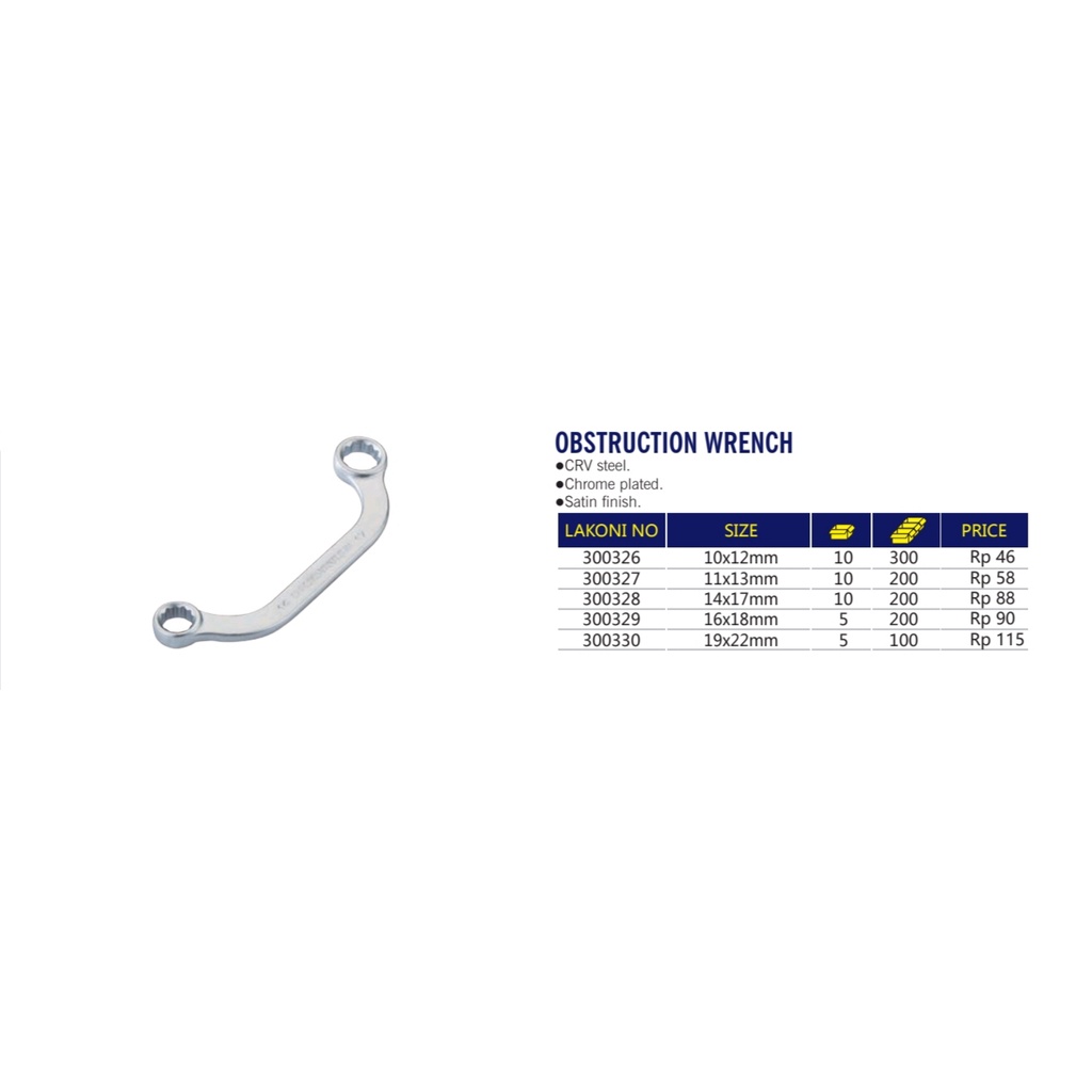 KUNCI RING BULAN LAKONI PRO/ OBSTRUCTION WRENCH LAKONI PRO