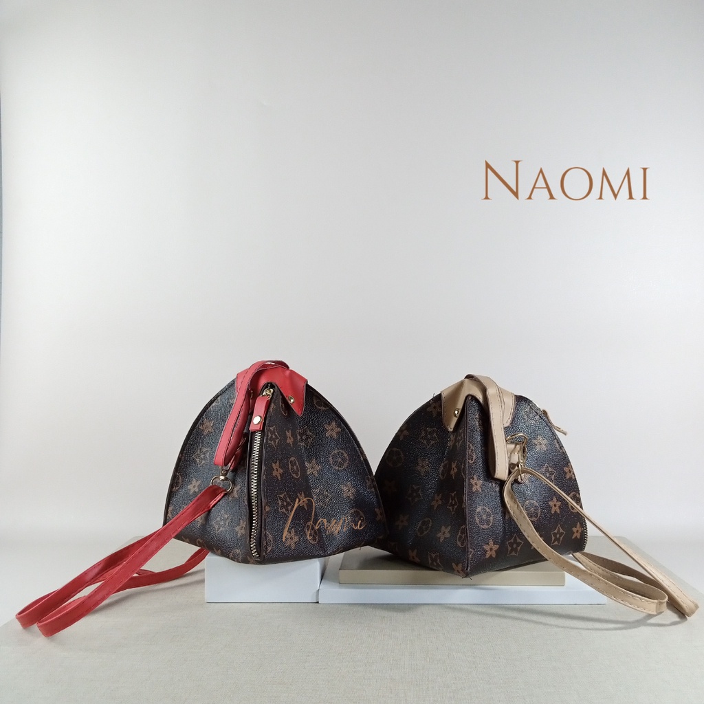 NAOMI - Meisha Bag Fashion Impor - Tas Pyramid Fashion  Bag Wanita - Shoulder Bag - Sling Bag Piramida - Tas Wanita - Tas Naomi - Naomi Bag