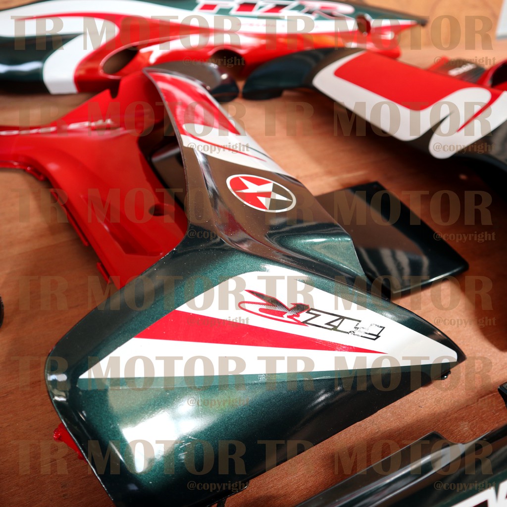 Cover Body Fizr F1zr Caltex Hijau Merah Full Set Halus Cover Bodi Yamaha Fiz r