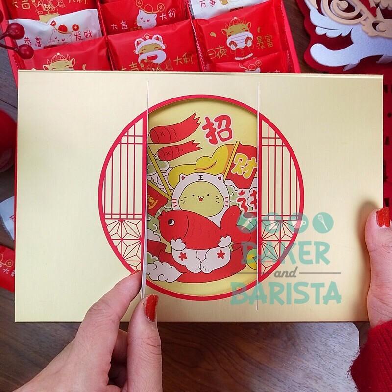 

Ready Box Imlek Barongsai Gold Bag/ box mooncake 100g isi 6/ hampers cny Kualitas Terjamin