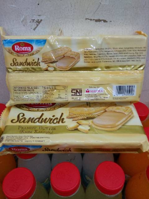 Roma Sandwich Biscuit Peanut Butter 216gr