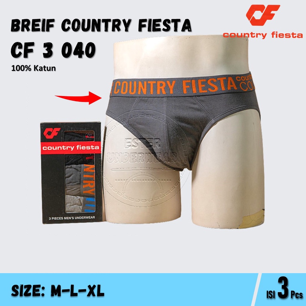 Celana Dalam COUNTRY FIESTA CF 040 ISI-3 Pcs