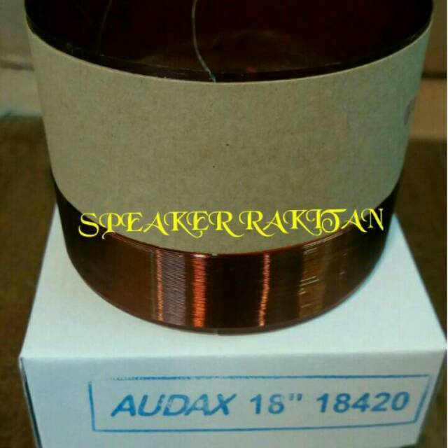 Spul spool voice coil speaker 18inch AUDAX 18420