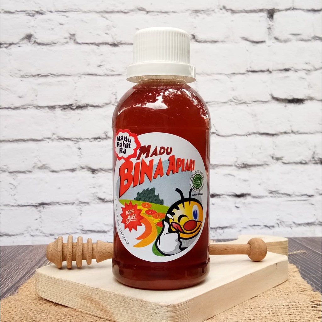 

Bina Apiari Madu Pahit RJ 275ml Madu Murni Asli Plus Royal Jelly Lebah Hutan Apis dorsata