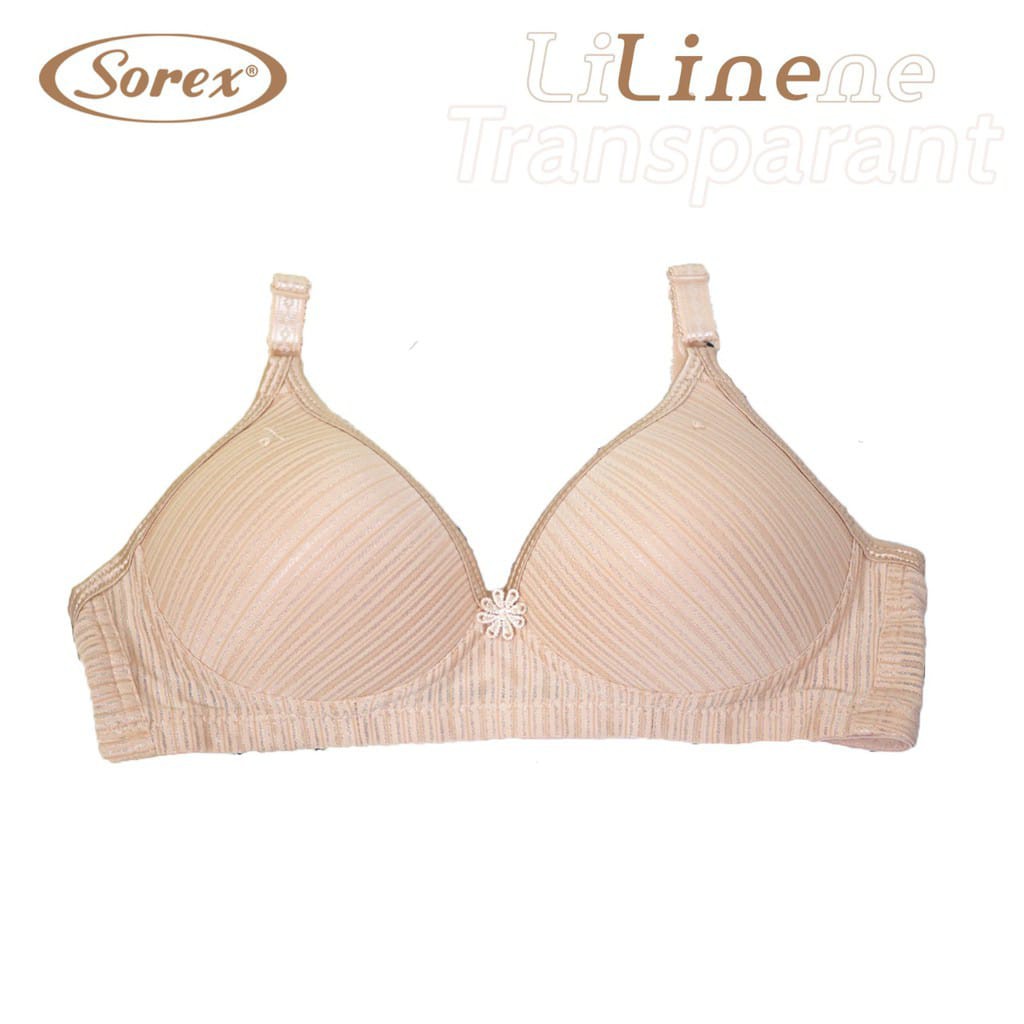 BH Sorex Bra Busa Tanpa Kawat Kait 2 Setara Cup B Line Bra Harian Lembut Art 17057