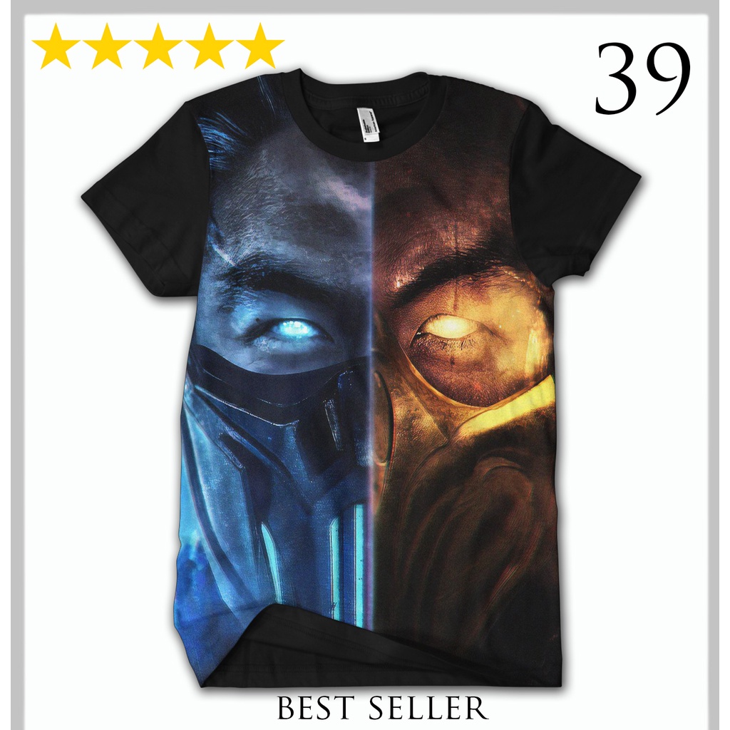 baju / kaos MORTAL KOMBAT SUBZERO X SCORPION IM-39