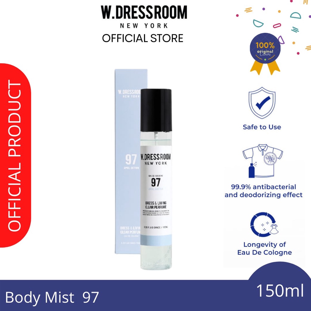 Parfum W Dressroom 97 Dress & Living Clear Perfume April Cotton (150ml)