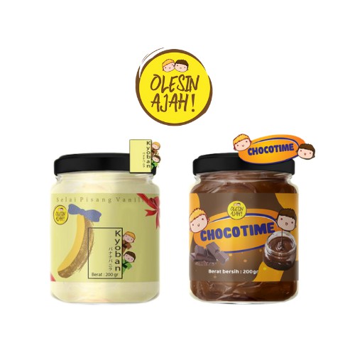 

Promo OlesinAjah Selai Kyoban 200Gr + Chocotime 200Gr