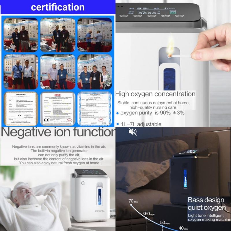 SANTAFELL OXYGEN CONCENTRATOR | MESIN PENGHASIL OXYGEN THERAPY HOMECARE | NEGATIVE ION DAN OXYGEN GENERATOR