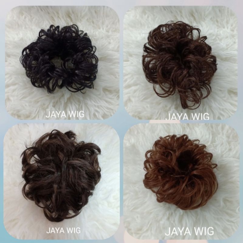 Karet Wig / Penambah Volume Rambut Model Ikat Rambut