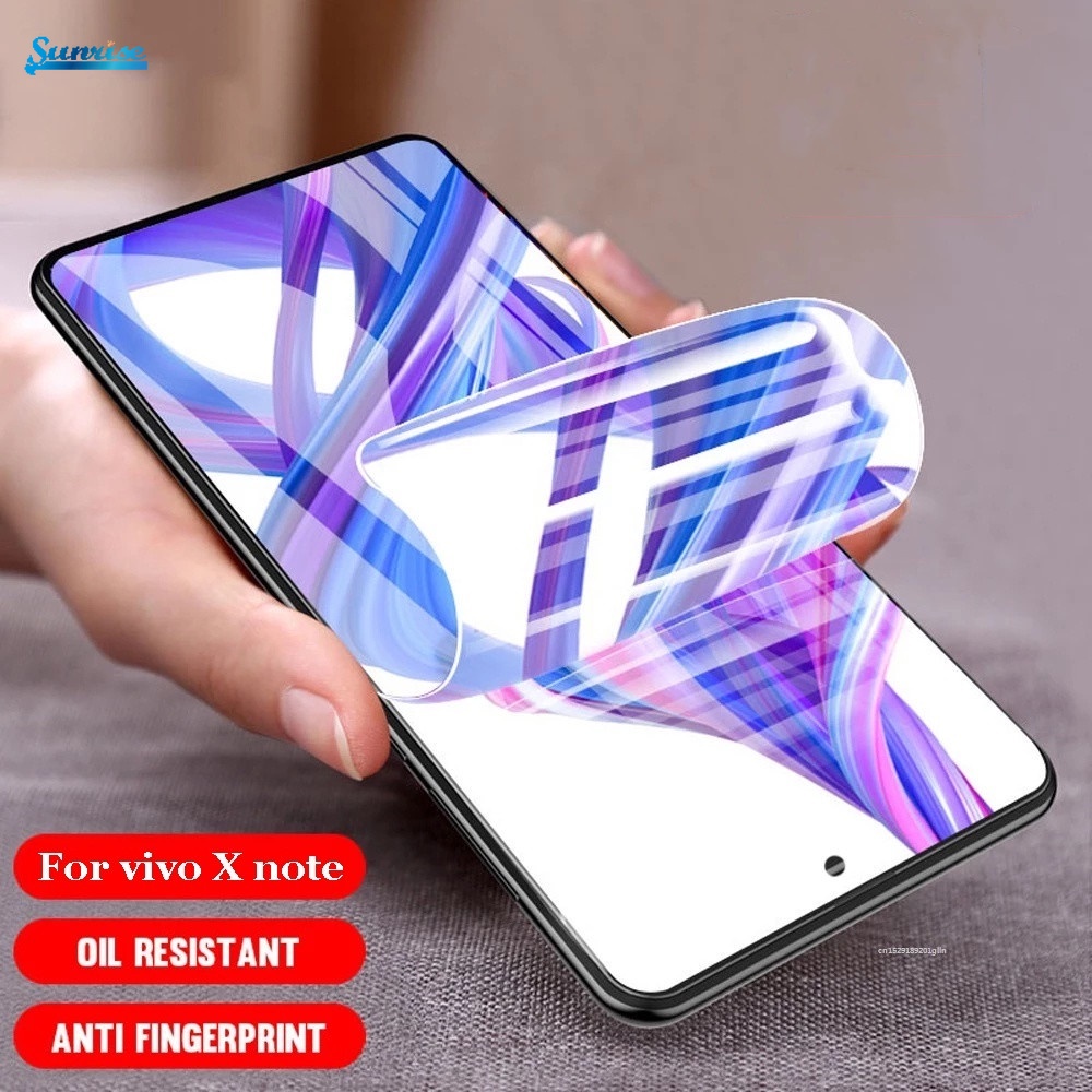 Film Pelindung Layar Hydrogel TPU Full Cover Flexible Anti Sidik Jari Untuk Vivo X Note