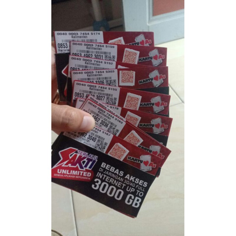 Kartu Sakti Telkomsel Unlimited 3000 GB