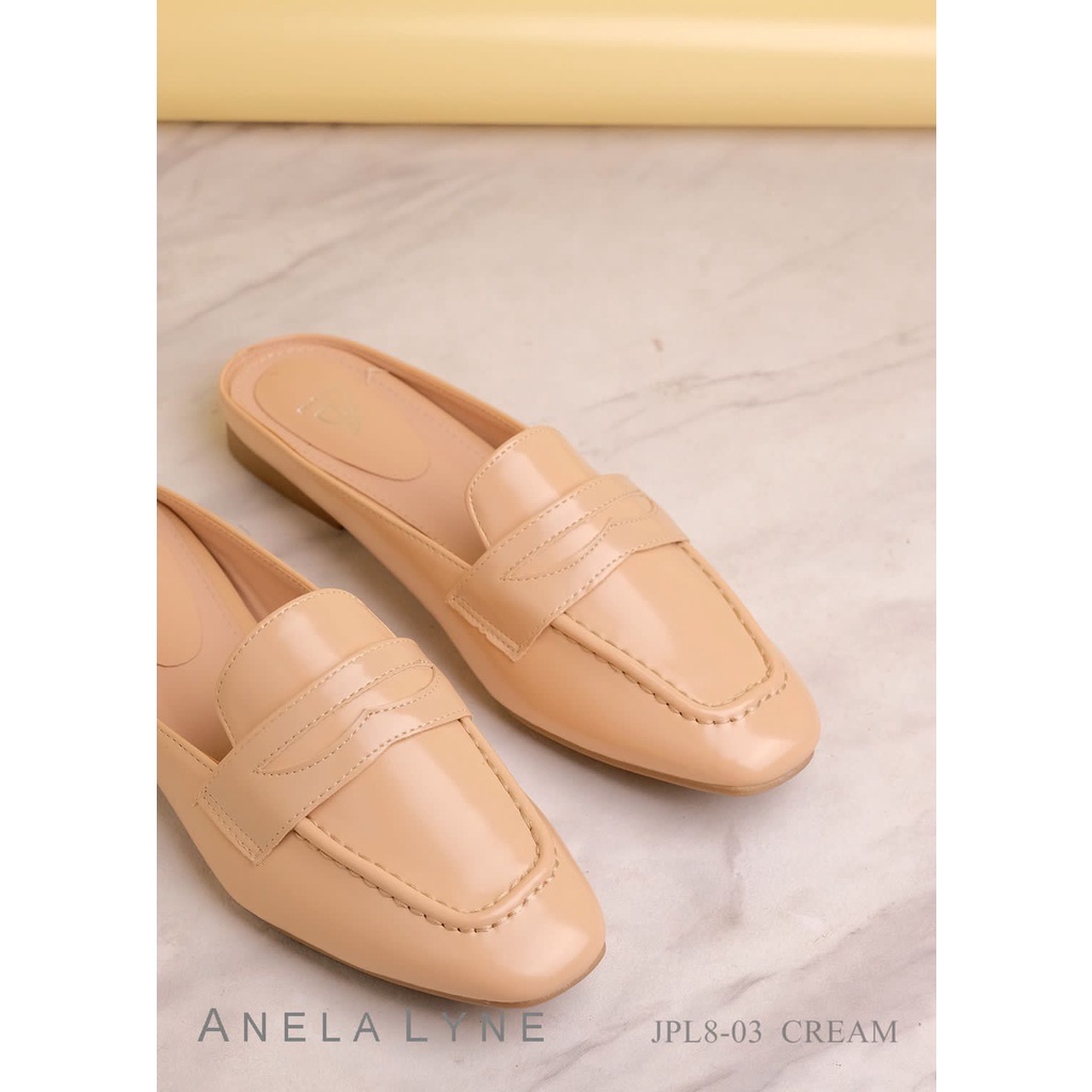 ANELA LYNE FLAT MULES BATHANY PL8-03 ORIGINAL