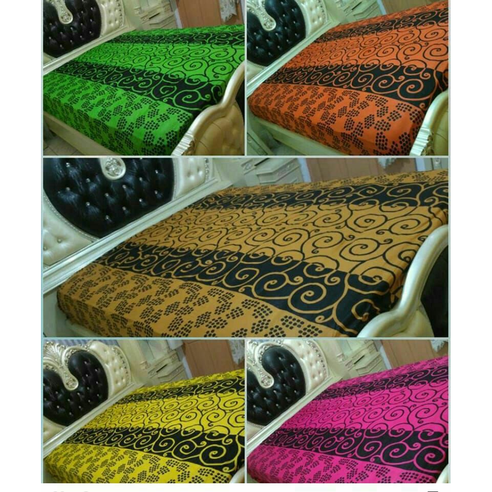 Sprei katun motif batik pekalongan murah adem