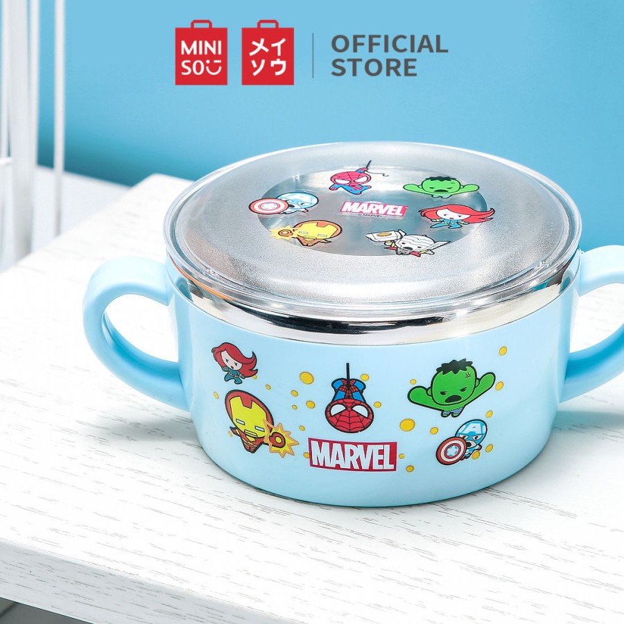 MINISO MARVEL BENTO BOX KOTAK MAKAN SIANG SIZE M MINISO BENTO BOX BAHAN STAINLESS