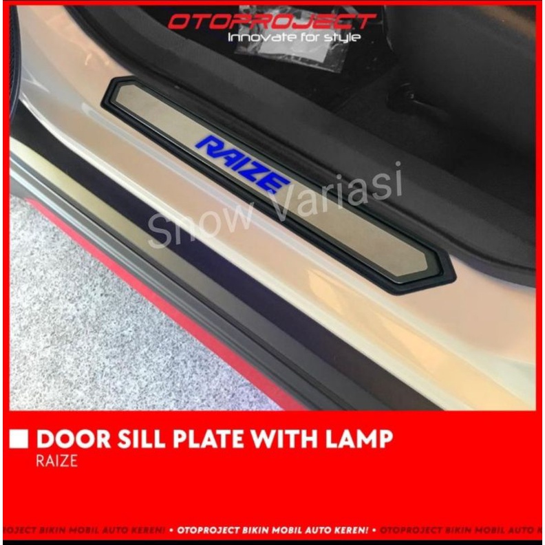 Door Sill Plate / Sillplate Samping Pintu Raize With Lamp Otoproject