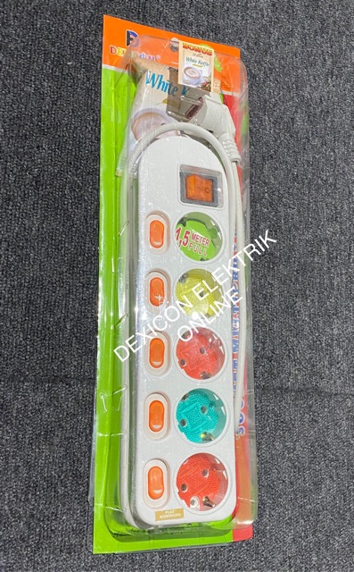 Stop kontak/multipro 5 Lubang/terminal colokan listrik/colokan listrik/sambungan colokan listrik