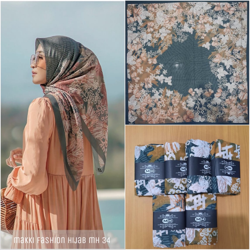 Hijab cantik terbaru laser cut best seller MH-MH  034