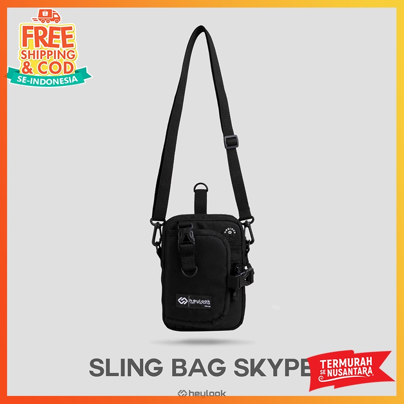 Tas Selempang Skype Premium Pria Tas Slempang Cowok Laki Laki Tas Selempang Pria Murah Gaya Terbaru