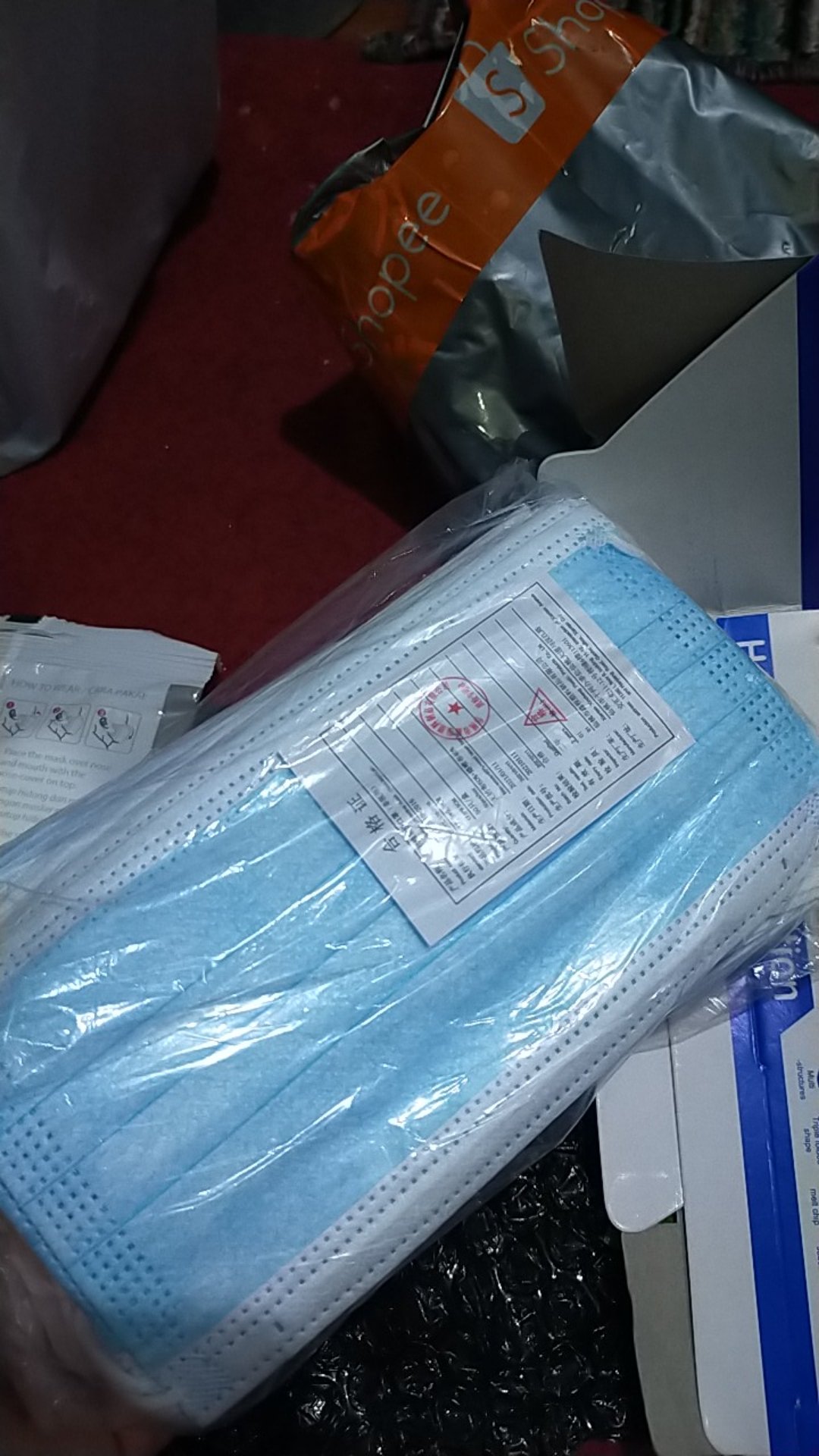 [promo] Masker Earloop 3 Ply Isi 50 Pcs - Disposable 3ply