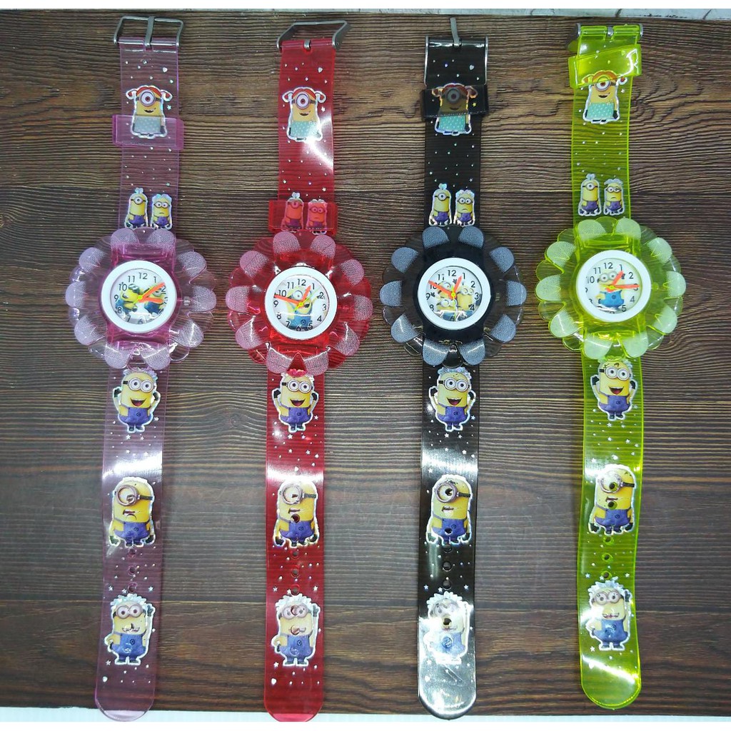 Jam Tangan Anak Bunga Bervariasi Warna