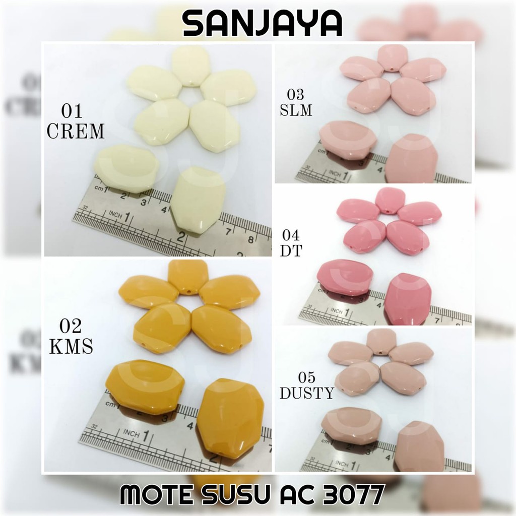 MOTE SUSU / MANIK SUSU / MANIK SUSU GLOSSY / MANIK SUSU SEGI ENAM / MOTE SUSU AC 3077