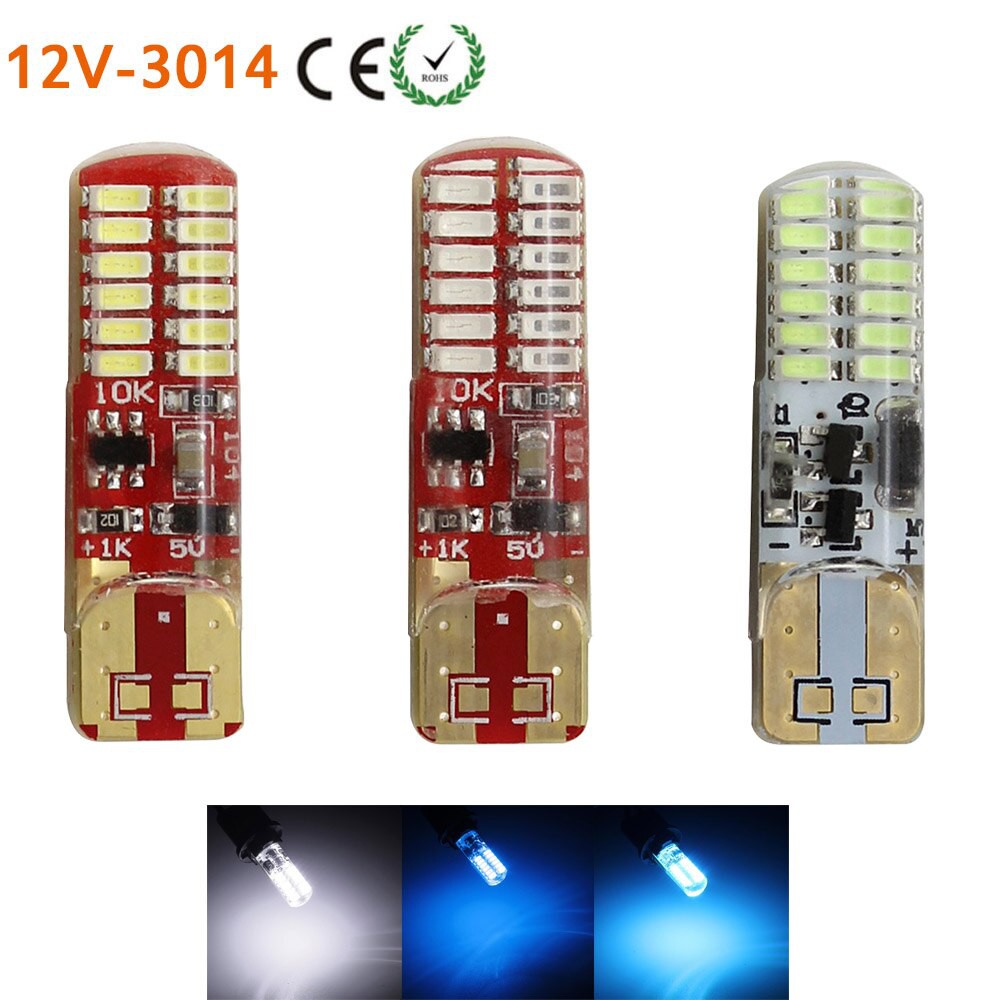 Lampu LED Senja Kota T10 Flash Strobo DC12v 24 LED Jelly Blitz Dua Mode-2