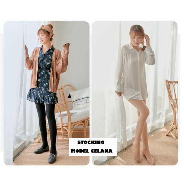 Stocking  Celana Stoking Pantyhose  Wanita Anti Slip Tebal Hangat dan Panjang