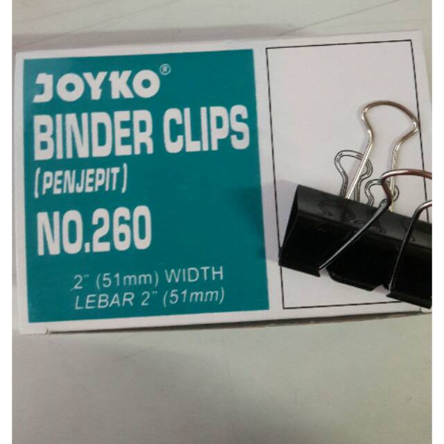 

Binder Clips no 260 Besar