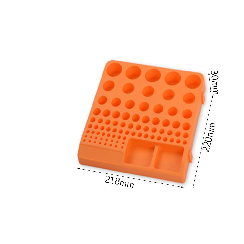 Solighter Drill Organizer Kotak Penyimpanan Profesional Hemat Ruang Rak Bor Alat Bubut CNC Drill Bit Holder