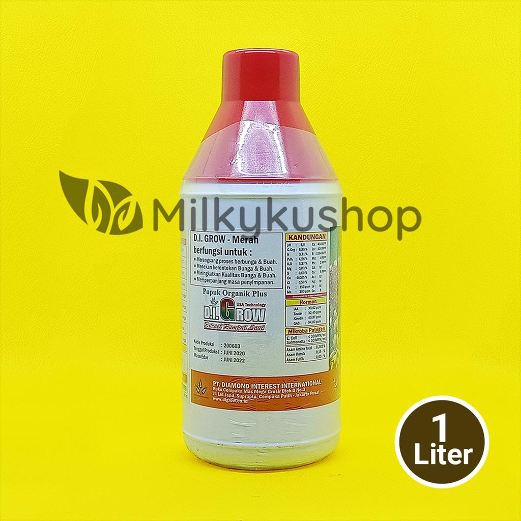 PUPUK ORGANIK PLUS DI GROW MERAH 1 LITER CAIR DIGROW