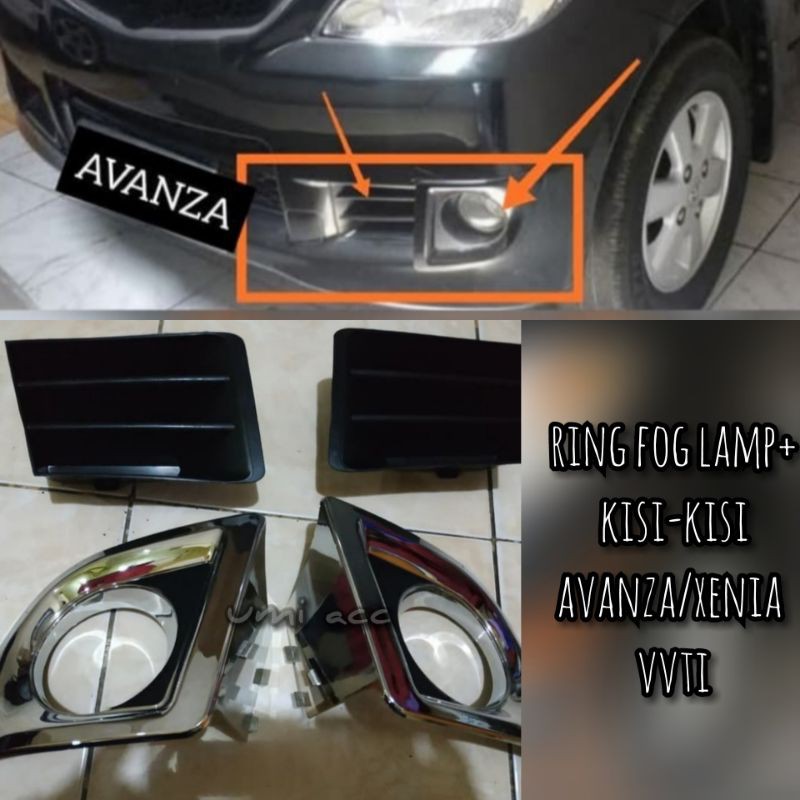Cover Ring Foglamp + Kisi-Kisi Avanza-Xenia Vvt-i 2004-2011