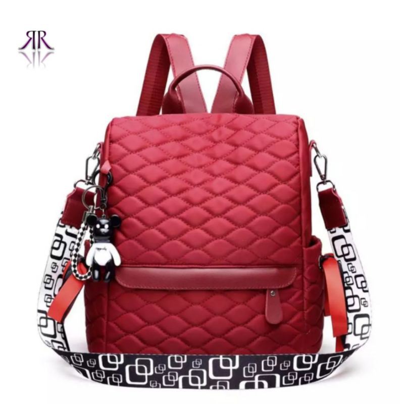 Tas Ransel laptop Tas Backpack Fashion Wanita Tas Punggung Sekolah Tas Kuliah Tas Ransel Bordir