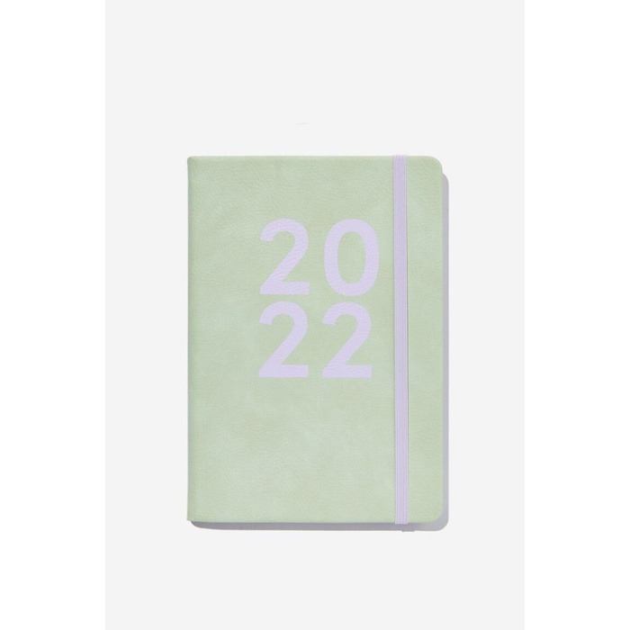 

[RESTOCK] Typo Buffalo Daily Weekly Planner 2022 Agenda Harian Mingguan a6 - Weekly, Light Green