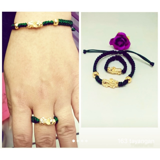 Gelang satu set denga cicin