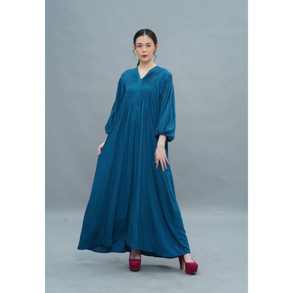 

NONA Boho Dress Maxi Indigo Blue