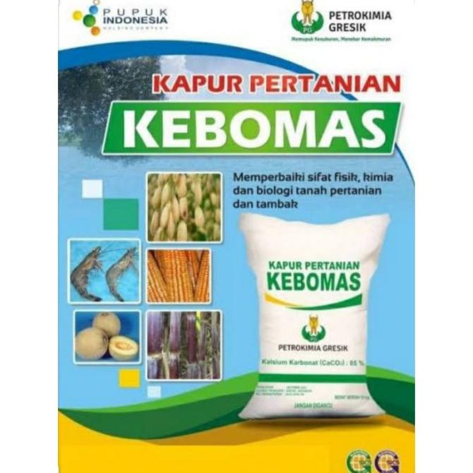 best seller] Pupuk Kapur Pertanian Kaptan Dolomit Dolomite KEBOMAS repack 250gram