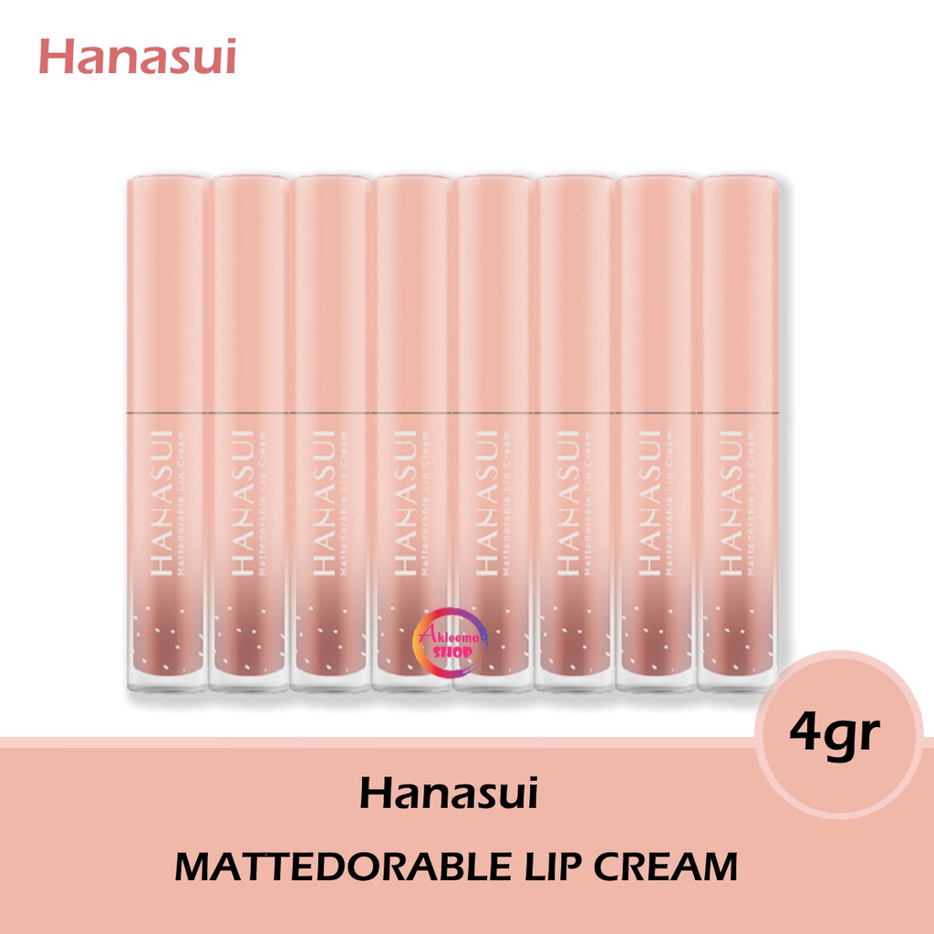 Hanasui Mattedorable Lip Cream 4gr