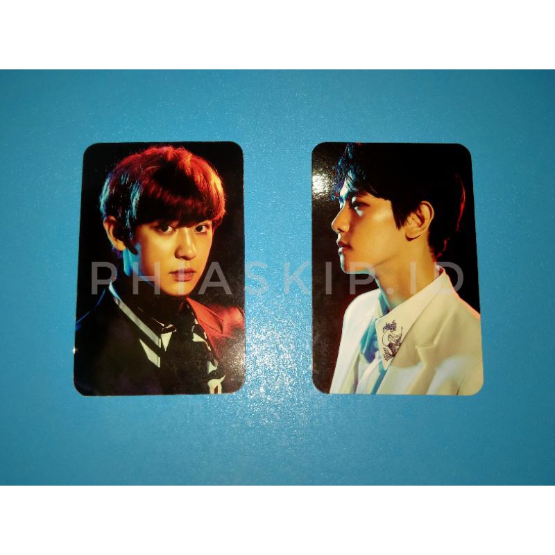 Photocard EXO Official Chanyeol Baekhyun Lighstick EXOrdium (PC OFFICIAL EXO)