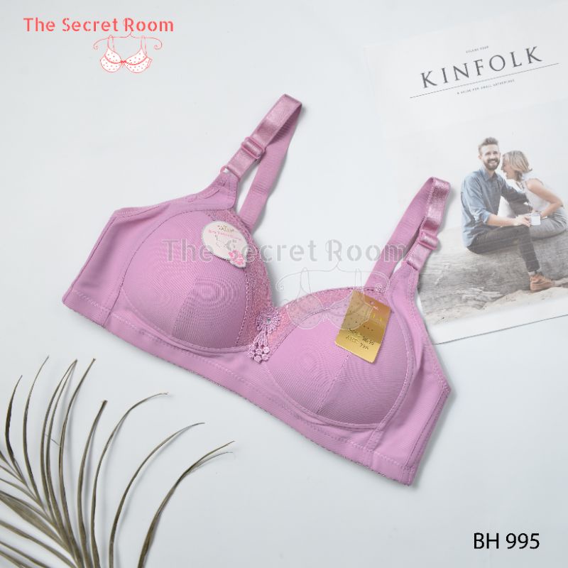 TALLY BRA BH 995 I SIZE 38-44 I CUP C | BUSA TIPIS I TANPA KAWAT I BAHAN KATUN