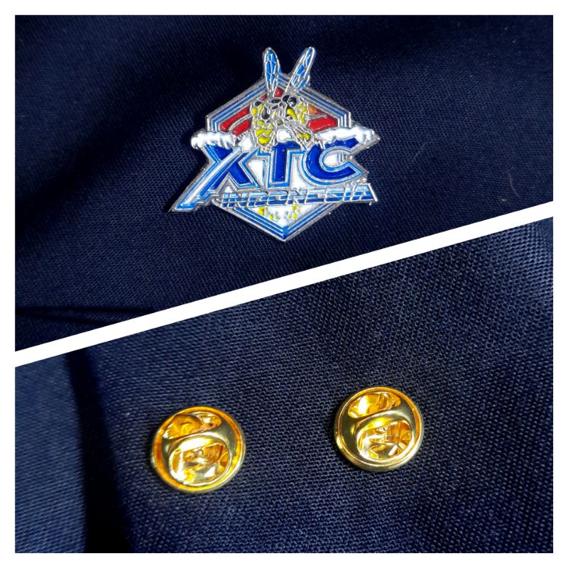 Pin Bros Lencana Logo XTC Indonesia