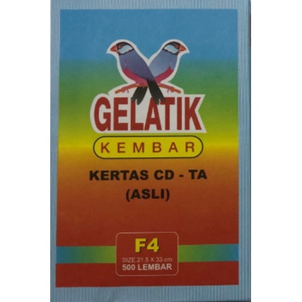 

Kertas Buram Gelatik F4