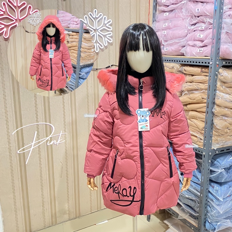 Winter coat for girl mantel musim dingin anak perempuan cewek import salju Mickey kids jaket jacket