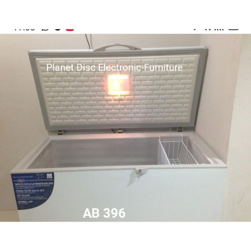 Kulkas Chest Freezer GEA AB 396 Freezer Box Kulkas Daging Kulkas Duduk Promo murah