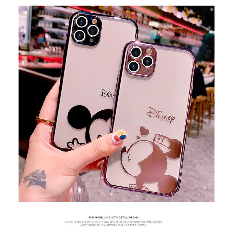 Casing iPhone Tali gelang kartun transparan iPhone 12 12 Pro Max Casing Ponsel iPhone 11 11pro 11 Promax Anti Jatuh XR XS Max Harga Lucu 7 8 Plus Halus SE X XS Casing Ponsel Silikon