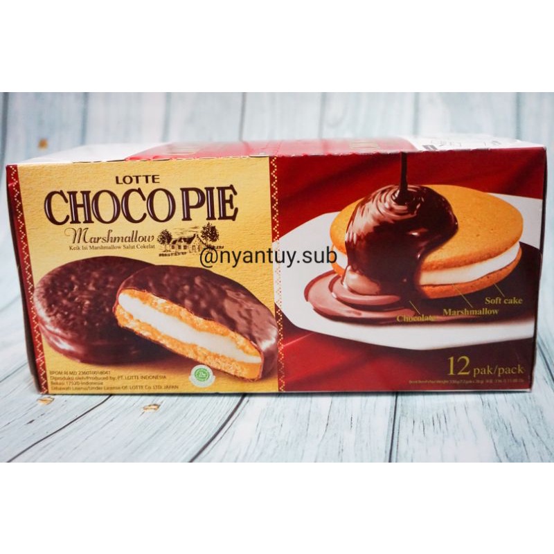 

Chocopie Marshmallow isi 12pc