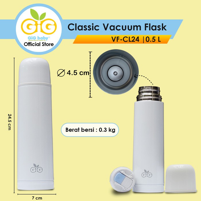 Makassar ! GIG Baby Classic Vacuum Flask 500 ML