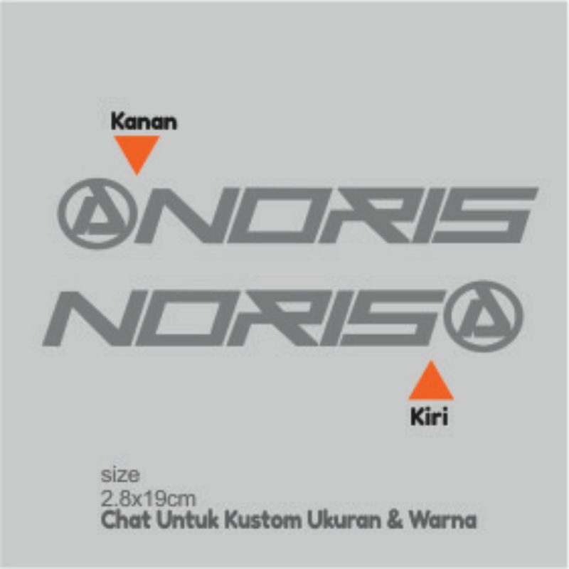 stiker sepeda noris