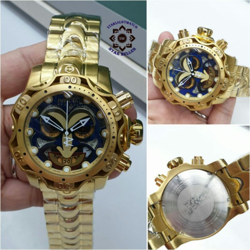 JAM TANGAN INVICTA JOKER BATRE CRONO AKTIF KUALITAS ORIGINAL